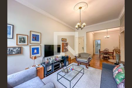 Sala de apartamento para alugar com 3 quartos, 128m² em Flamengo, Rio de Janeiro