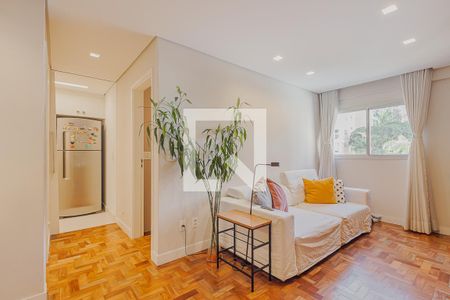 Sala de apartamento à venda com 1 quarto, 57m² em Pinheiros, São Paulo