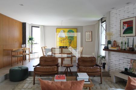 Sala de apartamento à venda com 3 quartos, 172m² em Indianópolis, São Paulo