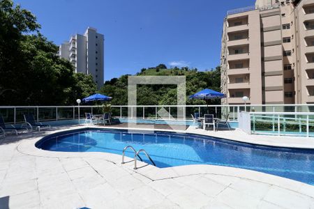 Área comum - Piscina de apartamento para alugar com 2 quartos, 90m² em Jardim Asturias, Guarujá