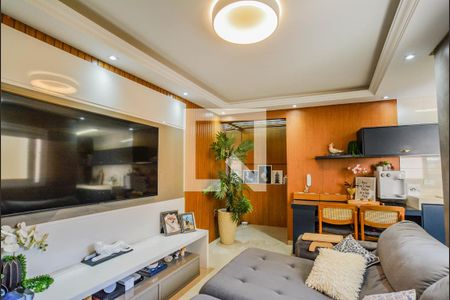 Sala de apartamento à venda com 2 quartos, 110m² em Jardim Paraiso, Santo André