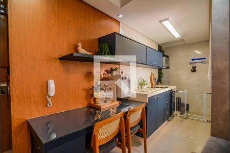 Cozinha  de apartamento à venda com 2 quartos, 110m² em Jardim Paraiso, Santo André