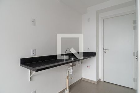 Cozinha de kitnet/studio para alugar com 1 quarto, 29m² em Bela Vista, São Paulo