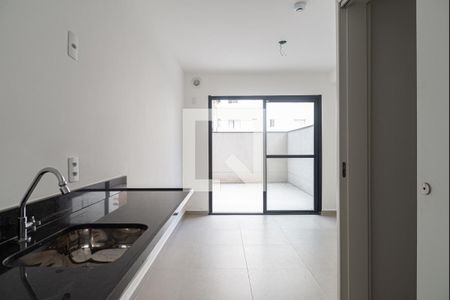 Cozinha de kitnet/studio para alugar com 1 quarto, 52m² em Bela Vista, São Paulo
