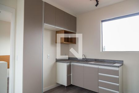 Cozinha de apartamento à venda com 1 quarto, 32m² em Mirandópolis, São Paulo