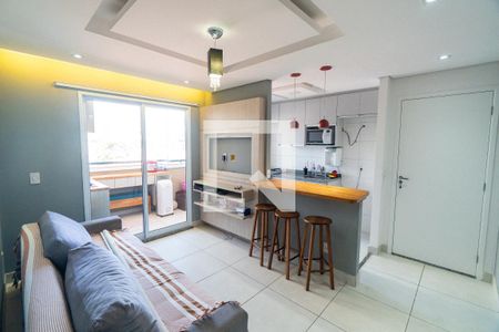 Sala de apartamento para alugar com 2 quartos, 54m² em Vila Guarani (zona Sul), São Paulo