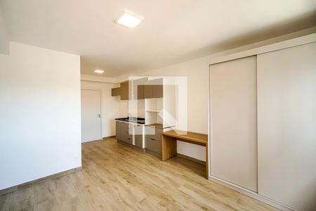 Sala quarto e cozinha de kitnet/studio para alugar com 1 quarto, 27m² em Vila Matilde, São Paulo