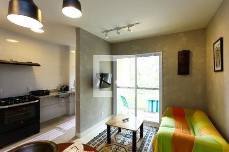 Sala de apartamento à venda com 2 quartos, 52m² em Paraíso do Morumbi, São Paulo