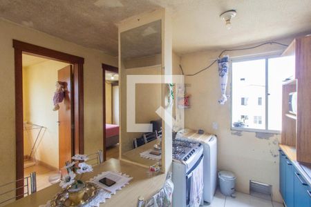 Cozinha e Área de Serviço de apartamento para alugar com 2 quartos, 42m² em Rio Branco, Canoas