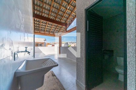 Área de Serviço de apartamento para alugar com 2 quartos, 115m² em Vila Eldizia, Santo André