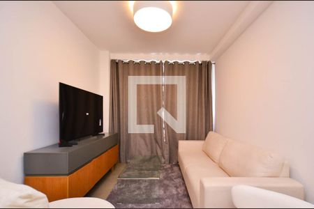 Sala ambientes de apartamento à venda com 1 quarto, 55m² em Lourdes, Belo Horizonte