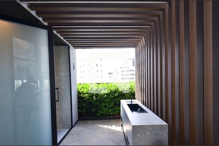 Espaço Gourmet/ banheiros de apartamento para alugar com 1 quarto, 55m² em Lourdes, Belo Horizonte