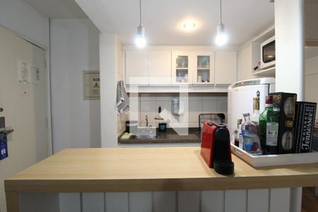 Sala/Cozinha de kitnet/studio para alugar com 1 quarto, 40m² em Itaim Bibi, São Paulo
