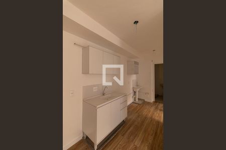 Sala/Cozinha/Área de Serviço de apartamento para alugar com 2 quartos, 33m² em Vila Guilhermina, São Paulo