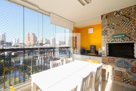Varanda Gourmet de apartamento à venda com 3 quartos, 94m² em Vila Gomes Cardim, São Paulo