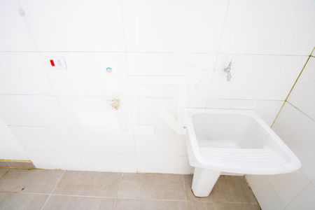 Área de serviço de apartamento para alugar com 3 quartos, 90m² em Vila Assunção, Santo André