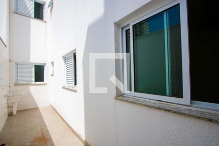 Área de serviço de apartamento para alugar com 3 quartos, 90m² em Vila Assunção, Santo André
