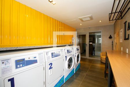 Área Comum - Lavanderia de kitnet/studio à venda com 1 quarto, 25m² em Sumarezinho, São Paulo