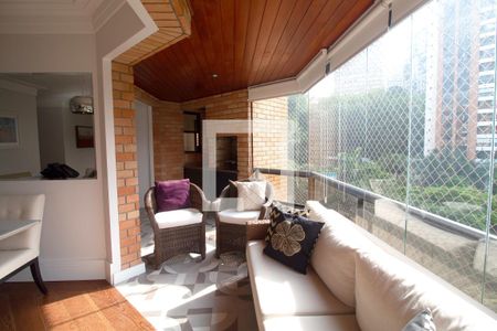 Varanda gourmet de apartamento à venda com 4 quartos, 182m² em Alto de Pinheiros, São Paulo