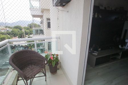Varanda da Sala de apartamento à venda com 3 quartos, 161m² em Tanque, Rio de Janeiro