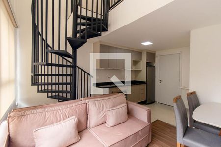 Sala/Cozinha de apartamento para alugar com 1 quarto, 40m² em Água Verde, Curitiba