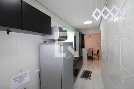 Cozinha de apartamento para alugar com 1 quarto, 43m² em Jardim São Paulo, São Paulo