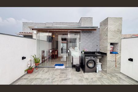 Cobertura -  Area de Serviço de apartamento à venda com 1 quarto, 100m² em Vila Príncipe de Gales, Santo André