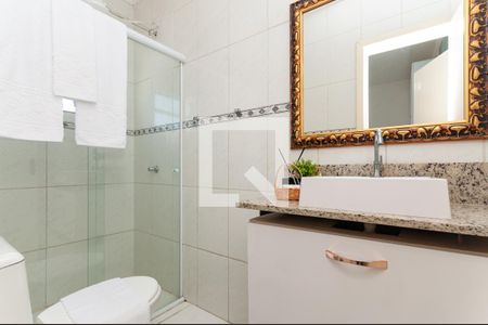 Banheiro de apartamento para alugar com 1 quarto, 40m² em Luz, São Paulo