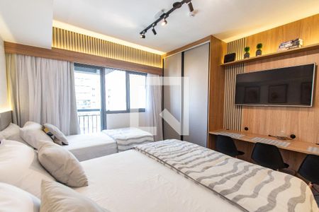 Sala/quarto de kitnet/studio à venda com 1 quarto, 27m² em Paraíso, São Paulo