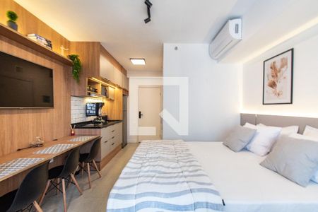 Sala/quarto de kitnet/studio à venda com 1 quarto, 27m² em Paraíso, São Paulo