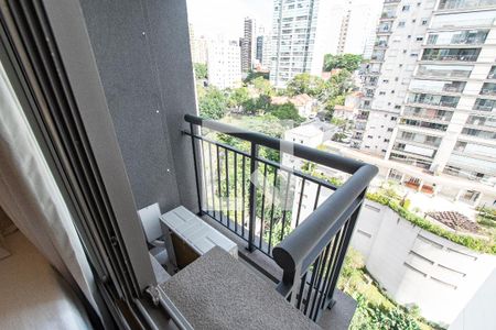 Varanda técnica de kitnet/studio à venda com 1 quarto, 27m² em Paraíso, São Paulo