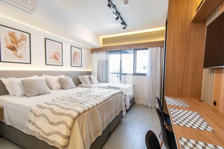 Sala/quarto de kitnet/studio à venda com 1 quarto, 27m² em Paraíso, São Paulo