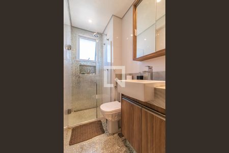 Banheiro Social de apartamento à venda com 3 quartos, 109m² em Centro Comercial Jubran, Barueri