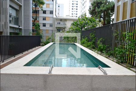 Piscina de kitnet/studio à venda com 1 quarto, 26m² em Jardim Paulista, São Paulo