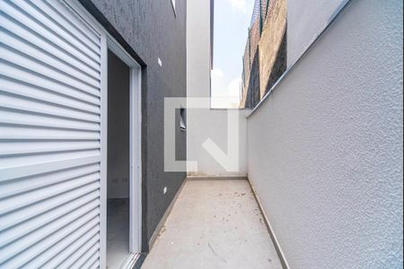 Varanda do Quarto 3 de apartamento para alugar com 3 quartos, 90m² em Vila Assunção, Santo André