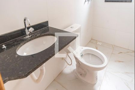Banheiro do Quarto 3 de apartamento para alugar com 3 quartos, 90m² em Vila Assunção, Santo André