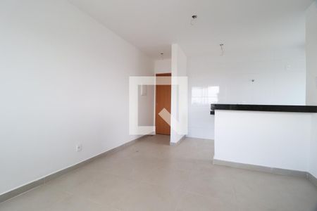 Sala de apartamento para alugar com 2 quartos, 55m² em Marta Helena, Uberlândia