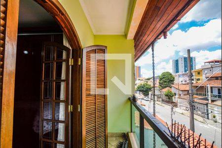 Sacada da Suíte de casa à venda com 3 quartos, 250m² em Parque das Nações, Santo André