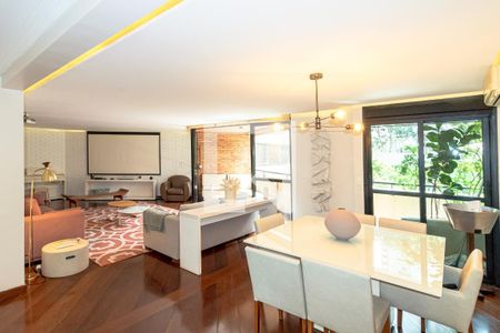 Sala de apartamento à venda com 3 quartos, 160m² em Indianópolis, São Paulo