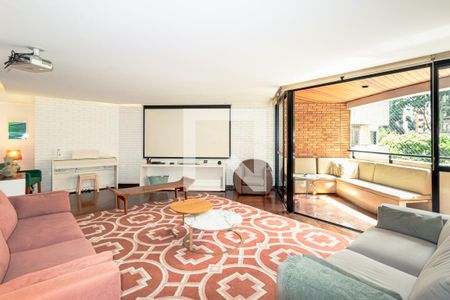 Sala de apartamento à venda com 3 quartos, 160m² em Indianópolis, São Paulo