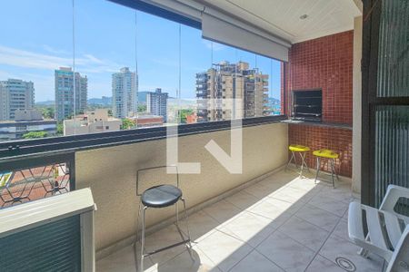 Varanda de apartamento para alugar com 2 quartos, 70m² em Balneario Guarujá, Guarujá