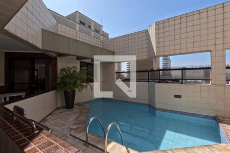 Área Comum - Piscina de apartamento para alugar com 3 quartos, 240m² em Gonzaga, Santos