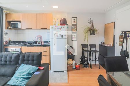 Sala e Cozinha de apartamento à venda com 2 quartos, 45m² em Vila Butantã, São Paulo