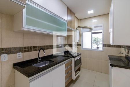 Cozinha de apartamento à venda com 2 quartos, 50m² em Jardim Cocaia, Guarulhos