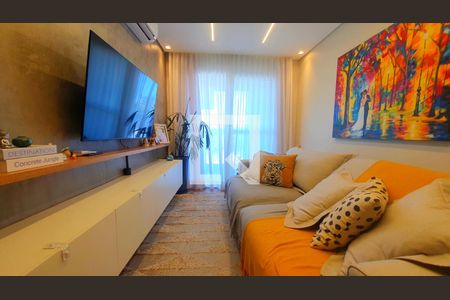 Sala de apartamento para alugar com 3 quartos, 80m² em Balneário Tropical, Paulínia