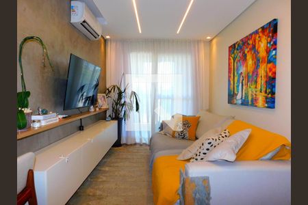 Sala de apartamento para alugar com 3 quartos, 80m² em Balneário Tropical, Paulínia