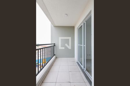 Varanda da Sala de apartamento à venda com 2 quartos, 43m² em Vila Norma, São Paulo