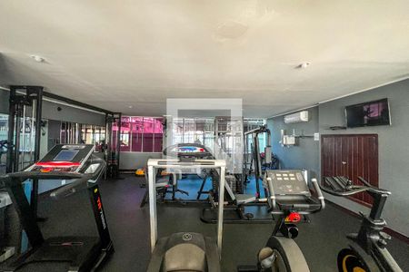 Área comum - Academia de apartamento para alugar com 1 quarto, 49m² em Barra da Tijuca, Rio de Janeiro