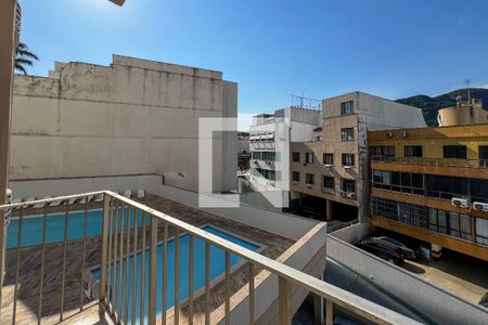 Varanda da Sala de apartamento para alugar com 1 quarto, 49m² em Barra da Tijuca, Rio de Janeiro