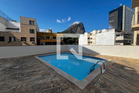 Área comum - Piscina de apartamento para alugar com 1 quarto, 49m² em Barra da Tijuca, Rio de Janeiro
